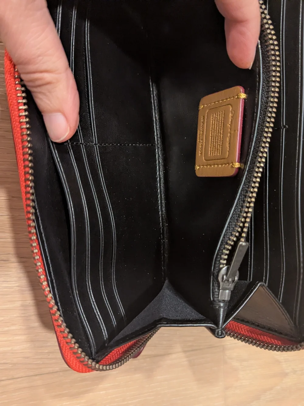 COACH Disney x Coach Red Mickey Wallet